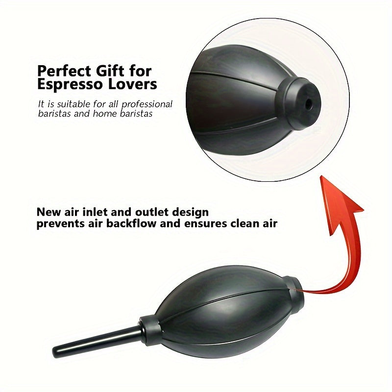 Kit de limpieza para molinillo de café con soplador de aire y cepillo para un mantenimiento sencillo