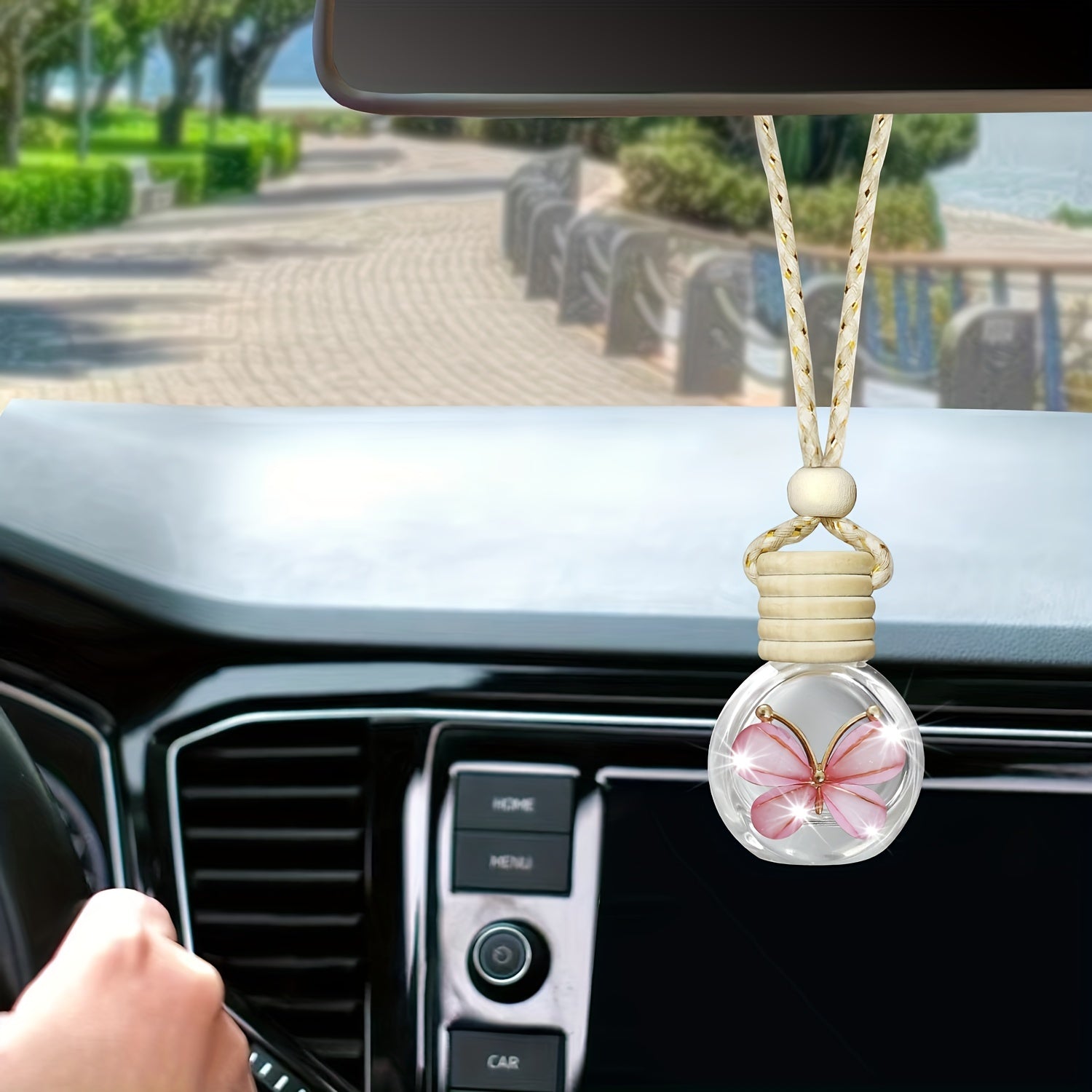 Avtomobil havo tozalovchi shisha diffuser qayta ishlatiladigan to'ldirish shishasi transport vositasi ichki qismi uchun