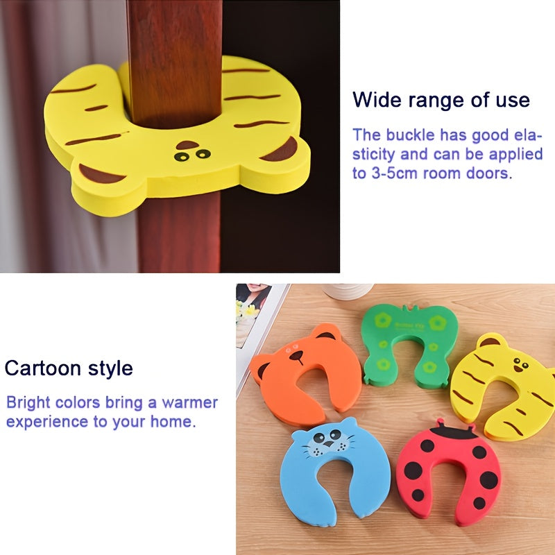 Set of 5 Animal Foam Baby Child Safety Door Stoppers for Christmas Halloween Thanksgiving