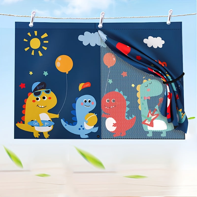 Car Side Window Sun Shade Cover Magnetic Double Layer Blackout UV Protection