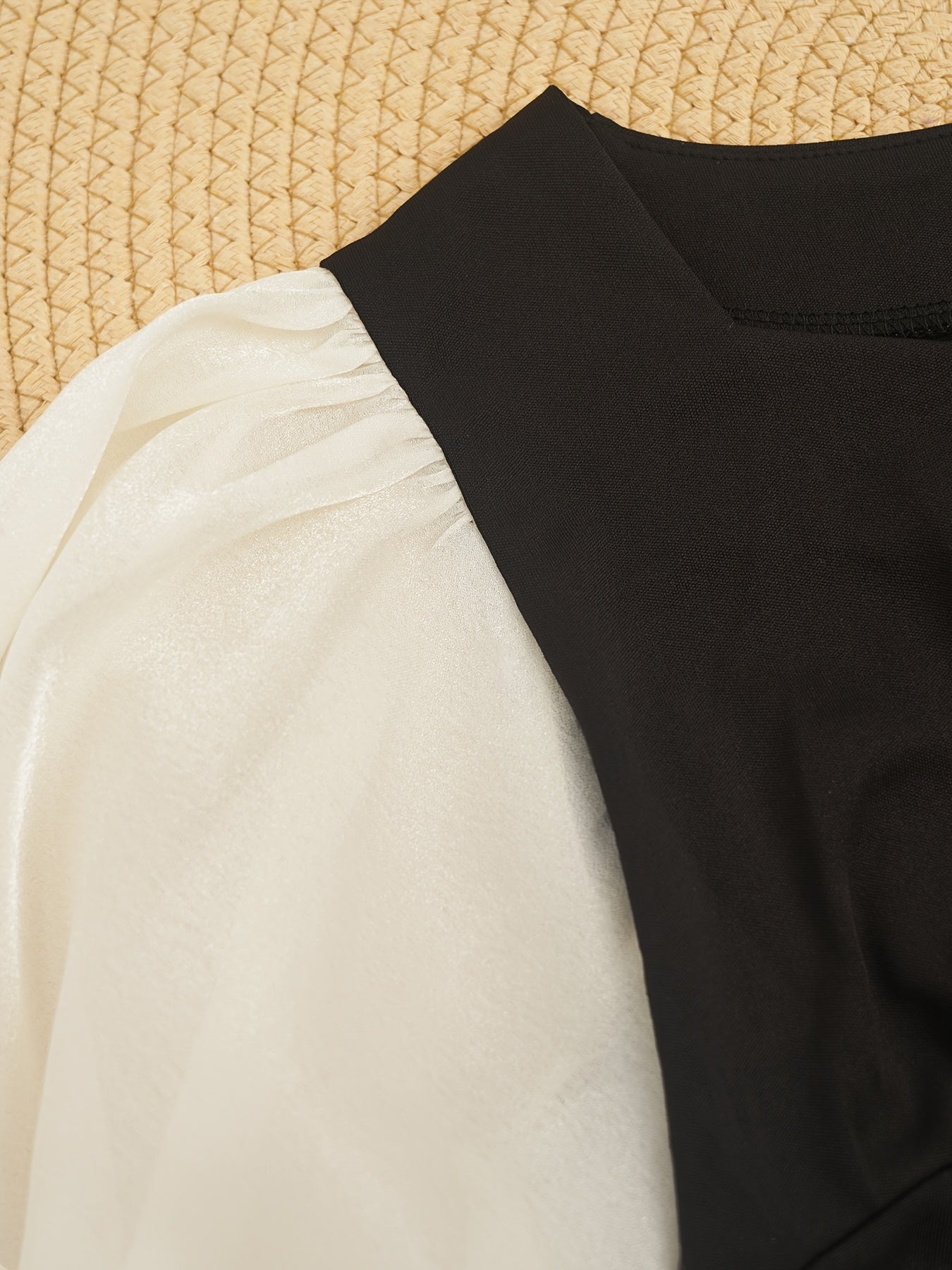 Women's Bodycon Knit Dress with Square Neck and Color Block Zipper for Spring Summer