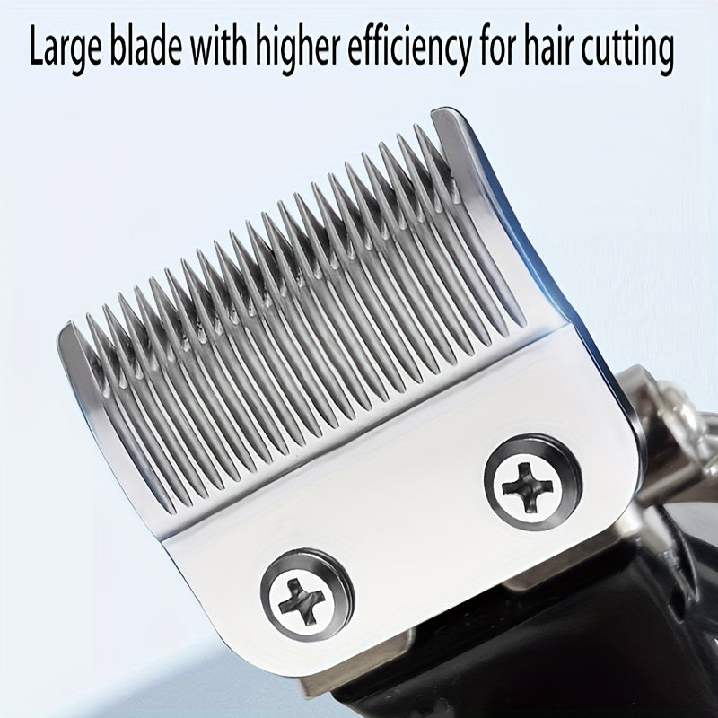 Беспроводные машинки для стрижки волос с ЖК-дисплеем, перезаряжаемый аппарат для стрижки для мужчин, парикмахеров