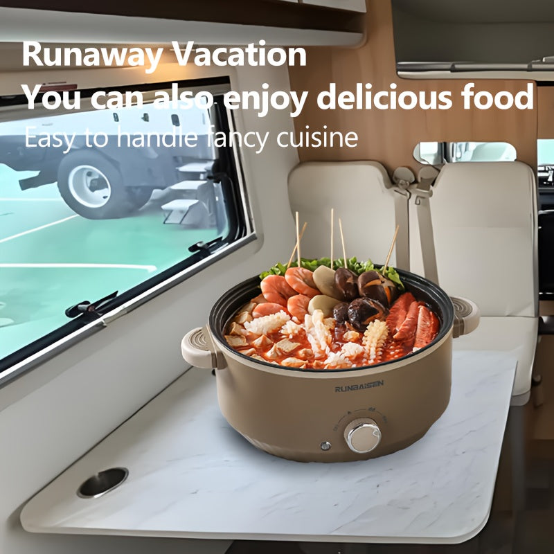 Electric Boiling Pot 220V-240V Food Contact Safe PP Material European Plug