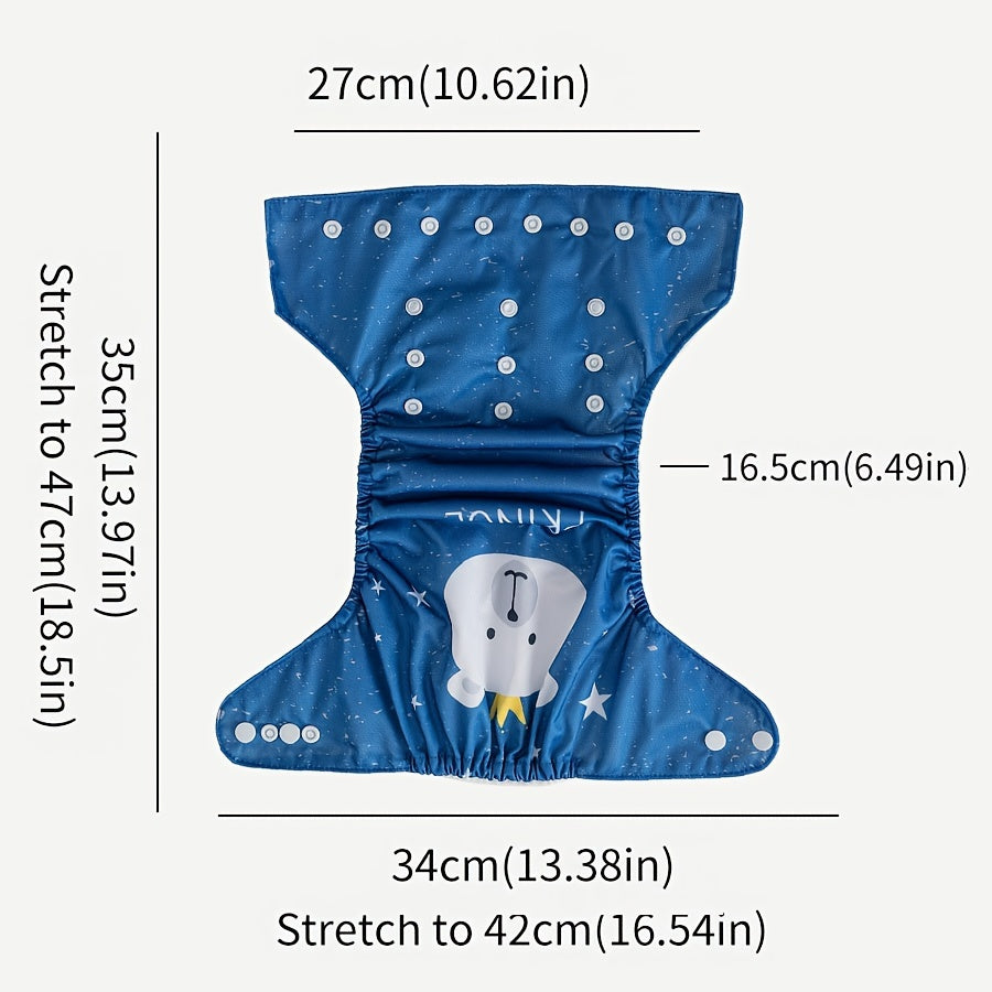 Регулируемые многоразовые тренировочные штаны для малышей 0-3 лет, стираемый трикотаж, комплект из 3 шт.