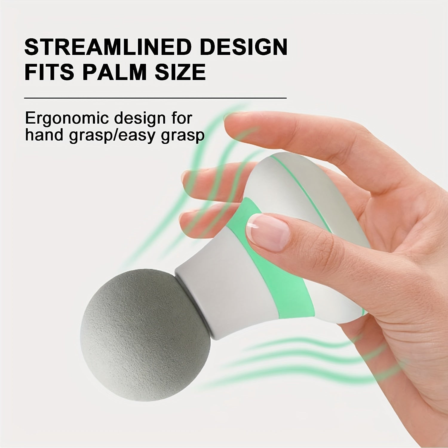 Portable Handheld Massager for Neck Shoulders Back Rechargeable USB