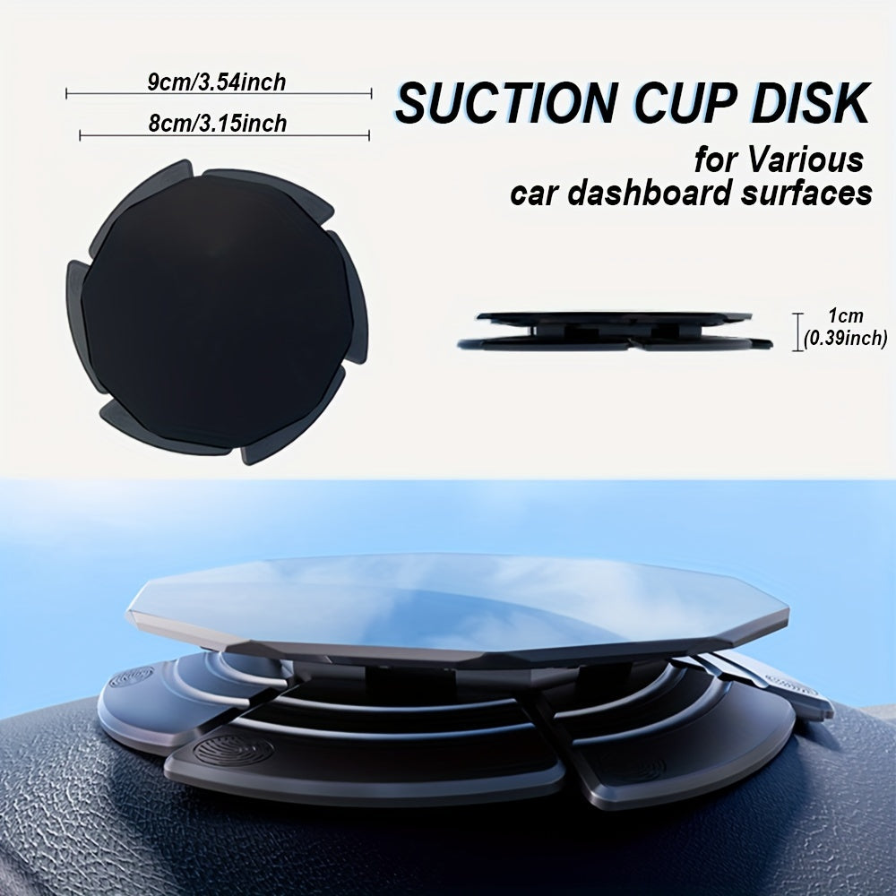 Car Dashboard Adhesive Mounting Disc Heat-Resistant 8cm Suction Cup Sticker