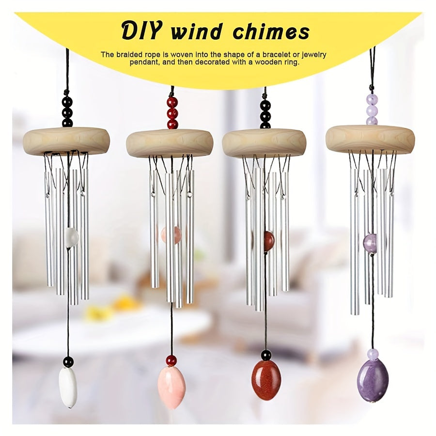 Set of 24 Natural Wood Rings 5cm for Crafting Jewelry Making DIY Projects