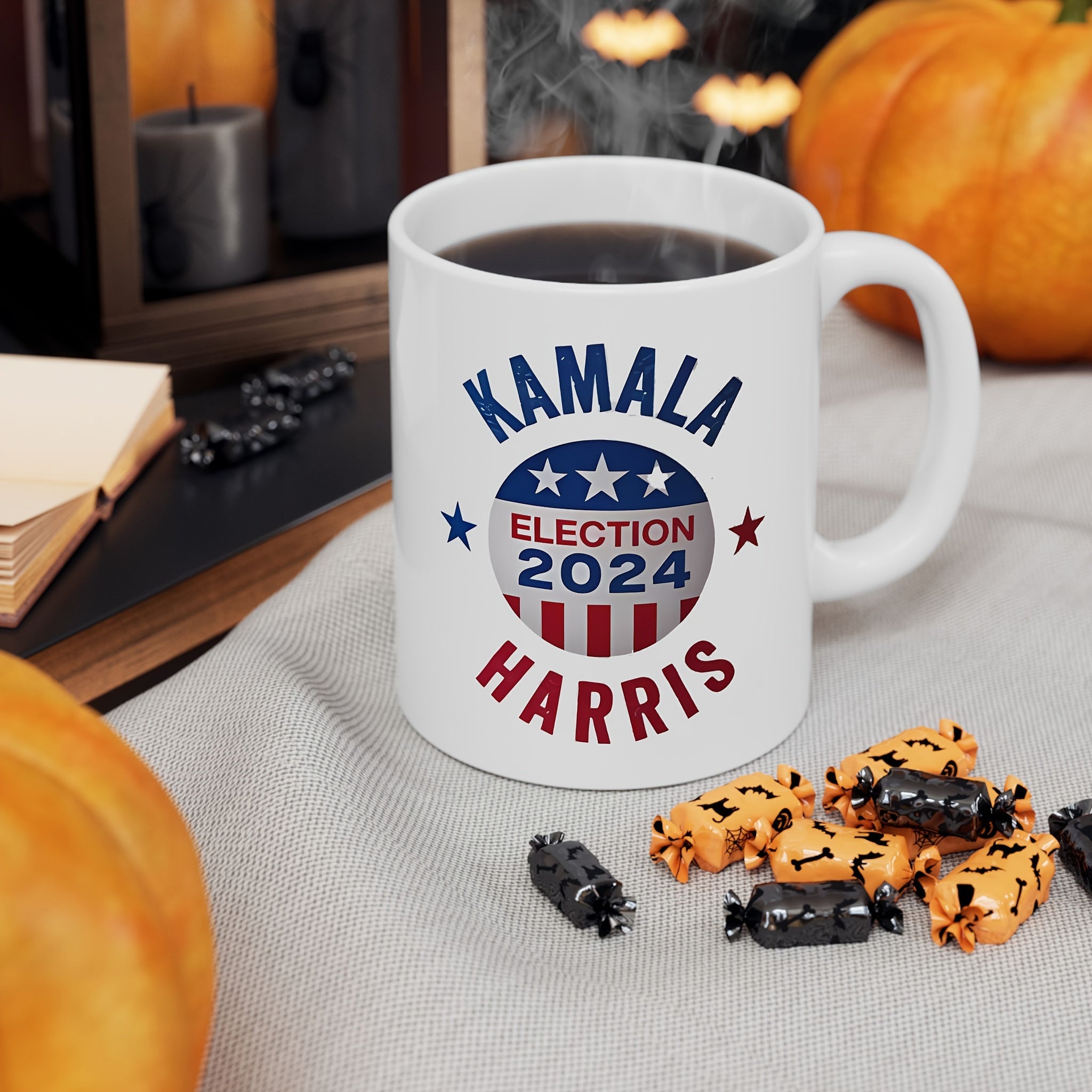 2024 Election Kamala Harris Ceramic Coffee Mug Supporter Keepsake Patriotic Collectible