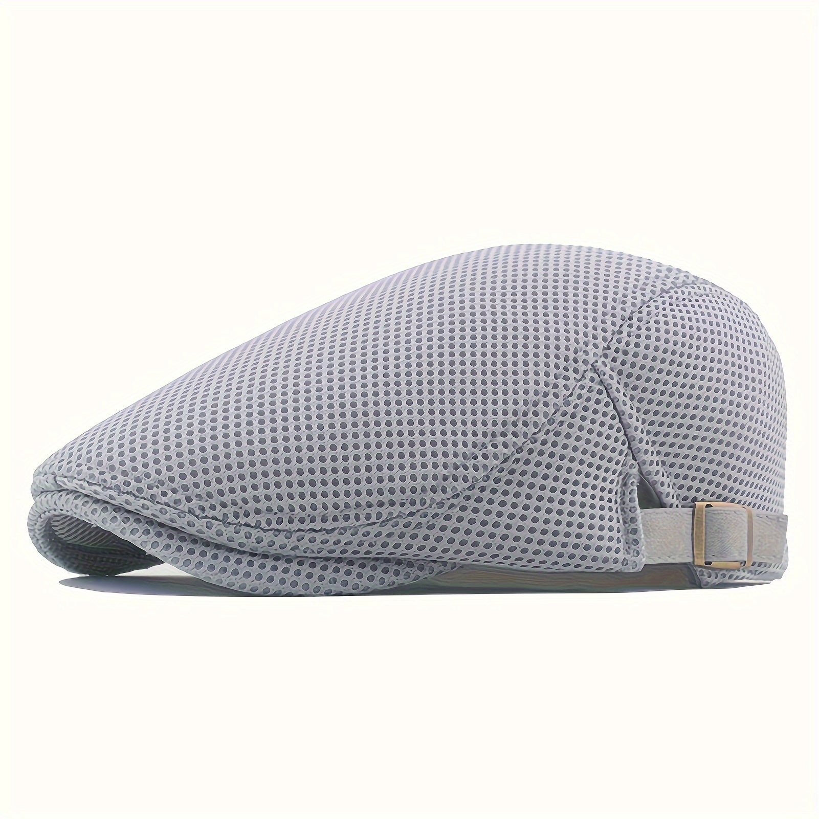 Men's Mesh Newsboy Cap Adjustable Breathable Sun Protection Polyester Street Style