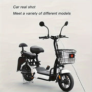 Unisex Stainless Steel Bike Mirror with 360° Flexible Hose Adjustable Side View Cycling Accessory for Ages 14+