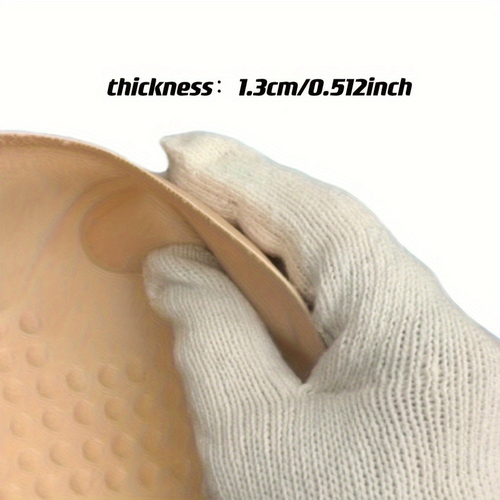 Women Polyester Solid Color Bra Insert Pad Hand Washable Chest Enhancement Anti-Sagging Universal Fit