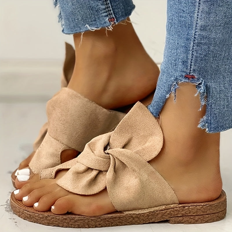 Women's Leather Sandals Summer Casual Open-Toe