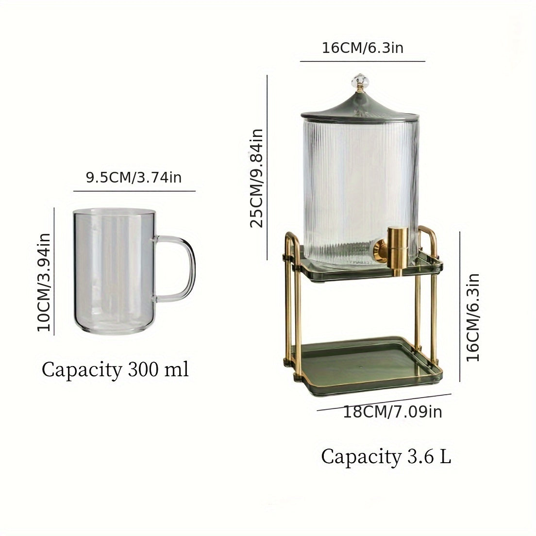 Yevropa shisha qizil sharob nasosi, pivo va sovuq suv uchun kran bilan