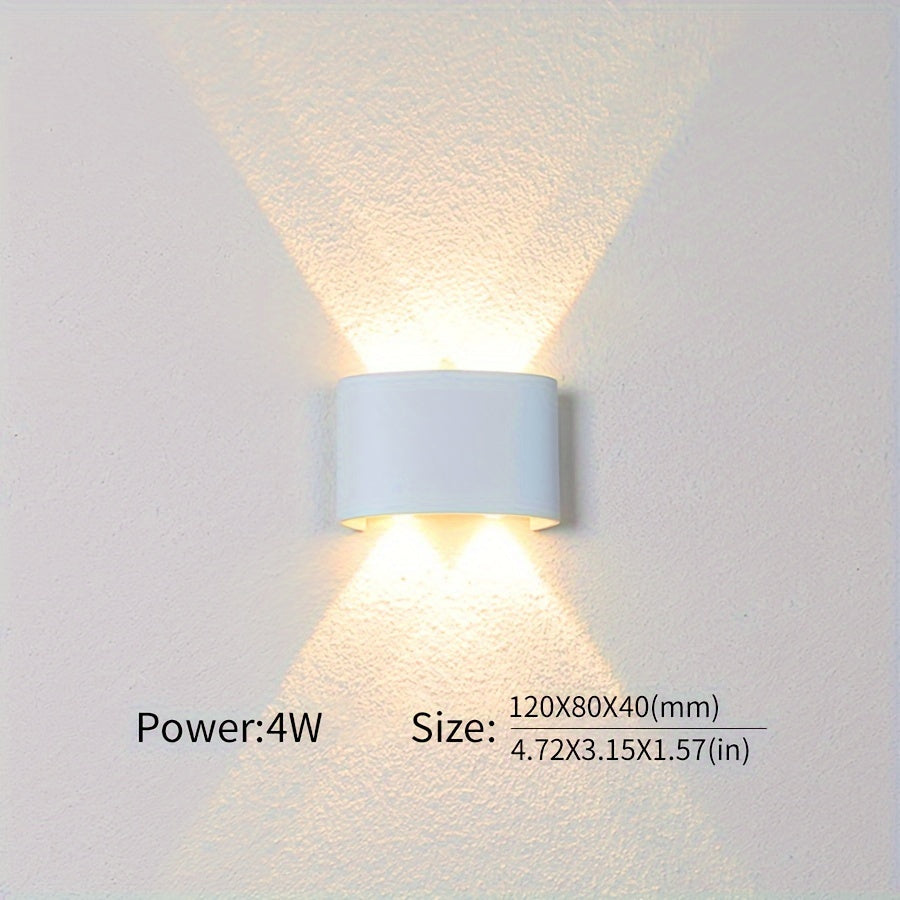 Wall Light with Adjustable Wattage 2W-10W for Indoor and Outdoor Use 85-265V