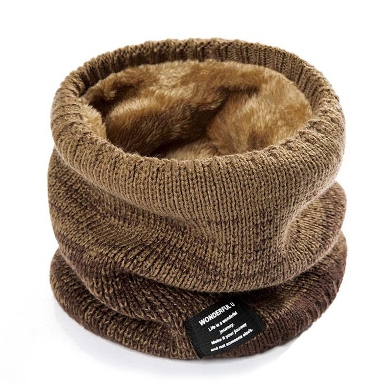 Men's Padded Double Layer Neck Cover for Autumn Winter Warmth and Gifting