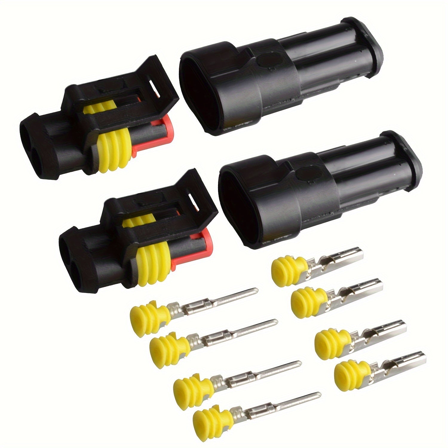 Male Female Electrical Connector Kit 2/10/12/20/40/272/370/640P Waterproof Wire for Car Boat Motorcycle