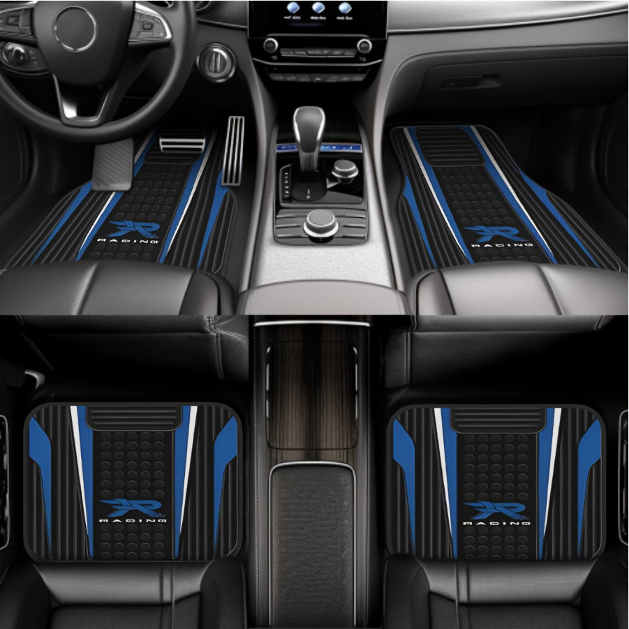 Universal 4-Piece Car Floor Mats All-Season Carpet Protectors