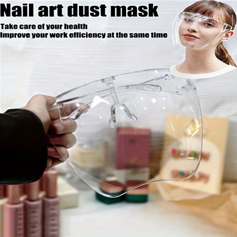 Tozalash tirnoq chang maskasi manikyur va pedikyur paytida nafas olish va ko'z tirnashlaridan himoya qiladi