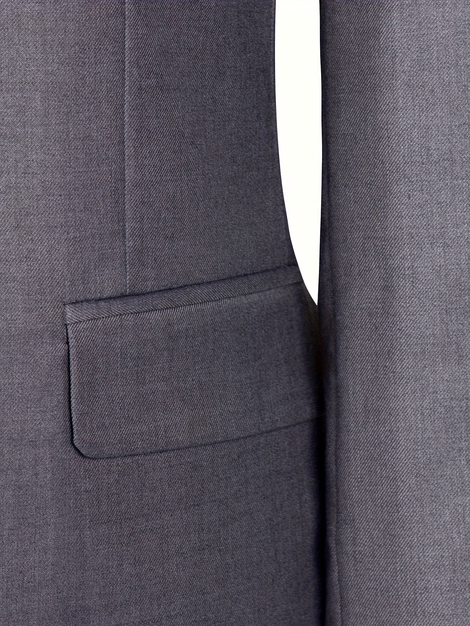 Men's Business Suit Set Jacket Vest Trousers Solid Polyester Woven Regular Fit
