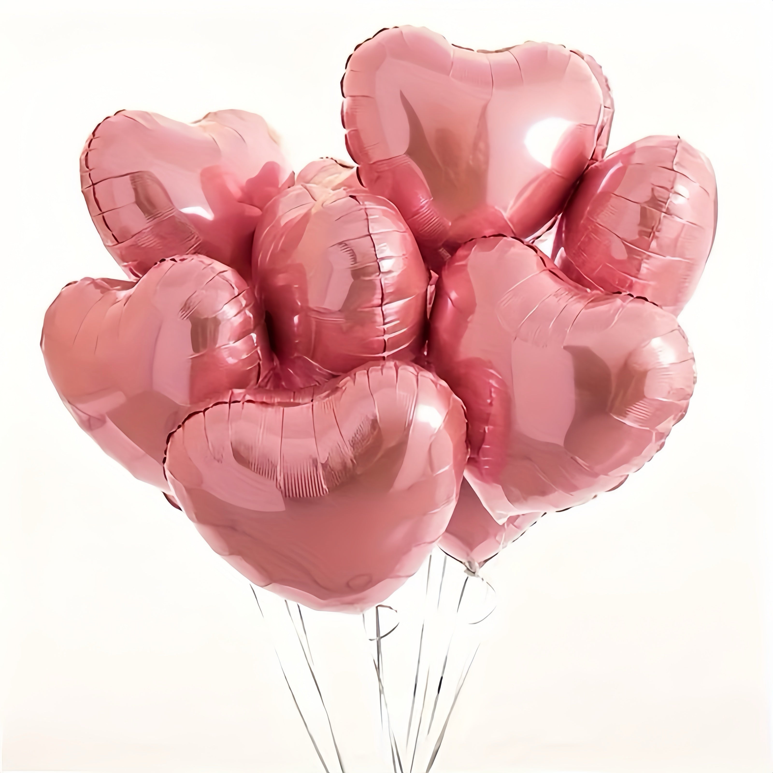 10 Heart-Shaped Foil Balloons for Valentine's Day Birthdays Weddings and Parties