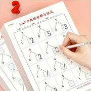 Educational Math Workbook Set for Ages 3 and Up Decomposition Addition Subtraction within 10