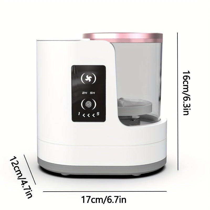 Limpiador eléctrico de brochas de maquillaje USB UV 3 en 1, herramienta automática de lavado de brochas cosméticas