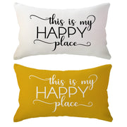 Rustic Farmhouse Decor Rectangular Waist Pillowcase 11.8x49.99cm Porch Welcome