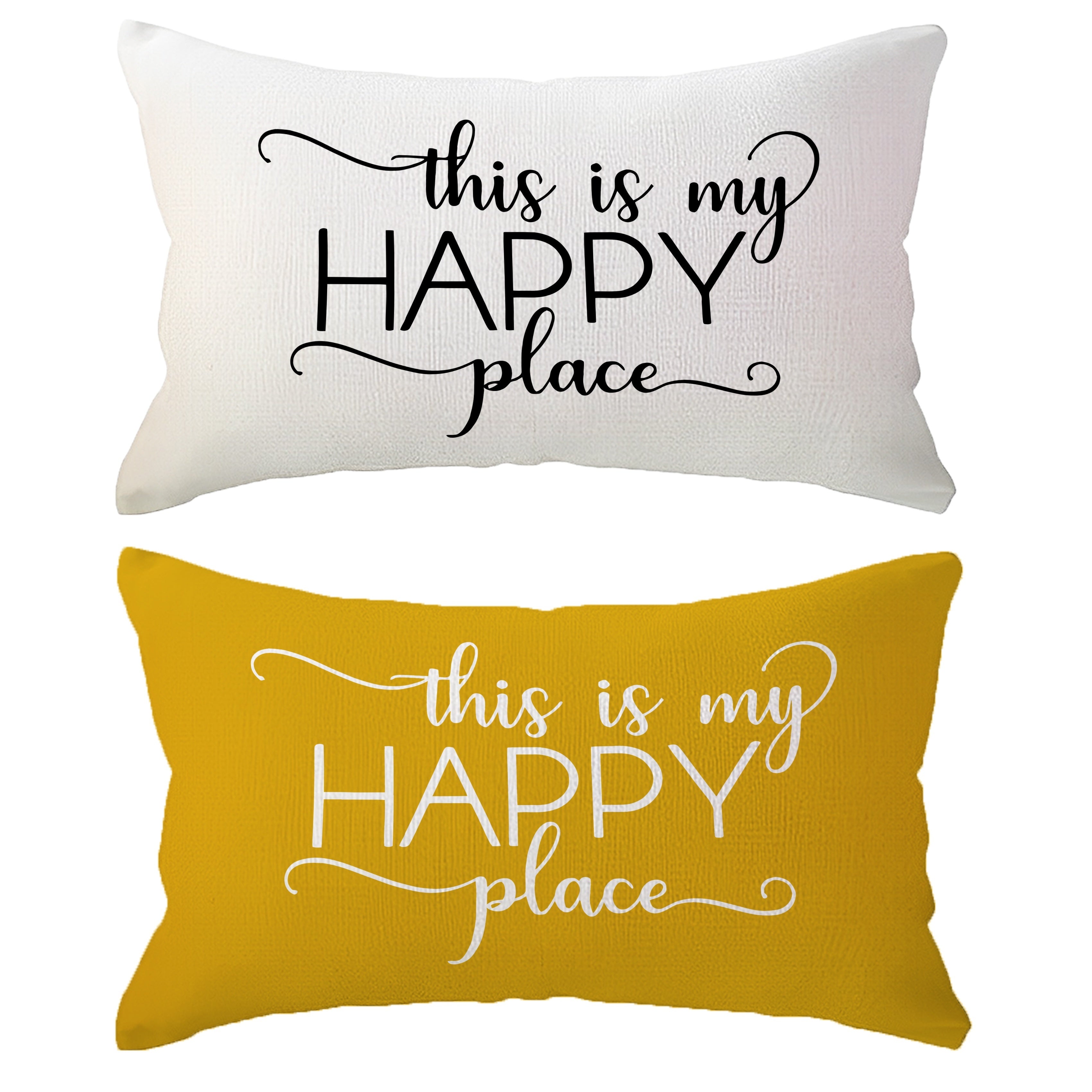 Rustic Farmhouse Decor Rectangular Waist Pillowcase 11.8x49.99cm Porch Welcome