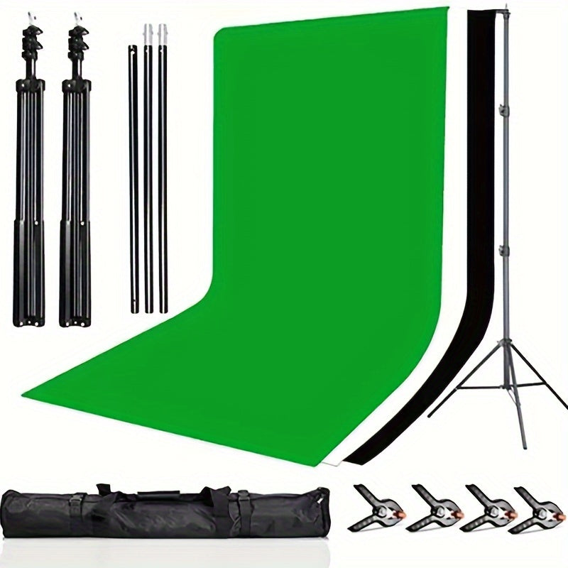 2x2m Photography Background Stand with Cloth and Props for Studio Shooting