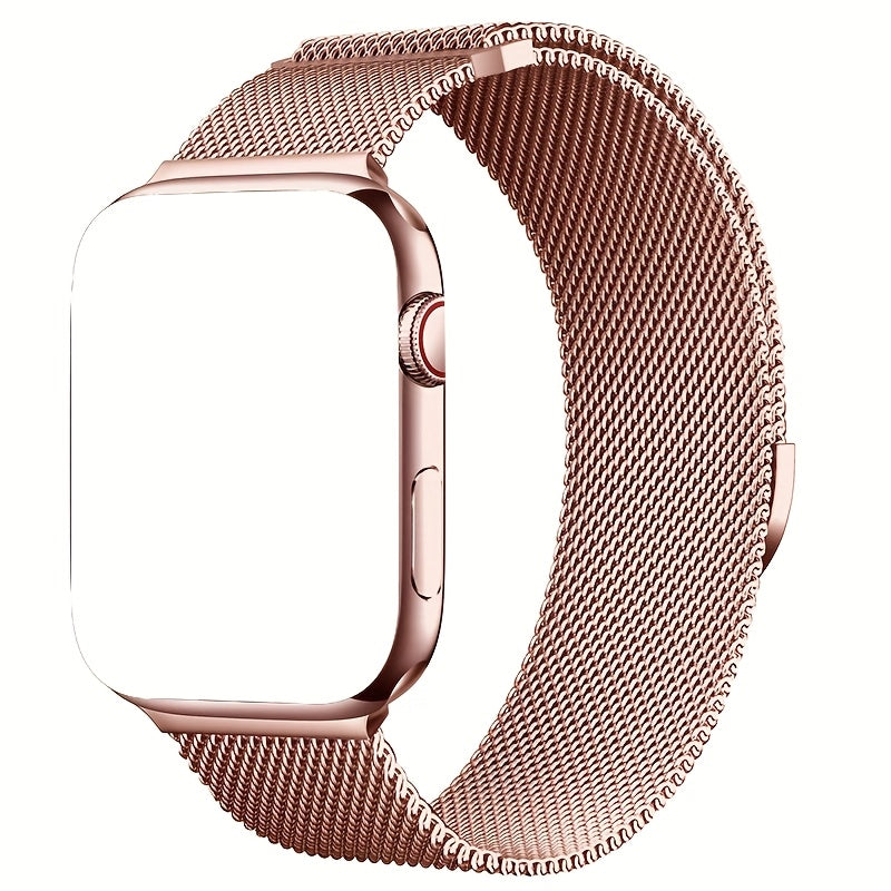 Stainless Steel Watch Band for Apple Watch Men Women Compatible with Series 1 to SE