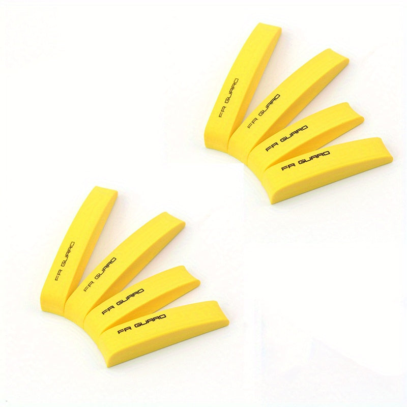 Avtomobil eshigi himoya qilish uchun 4 dona rezina chiziqli sirtni qoplash, chizish va qopqoqni himoya qilish uchun qopqoq qopqog'i