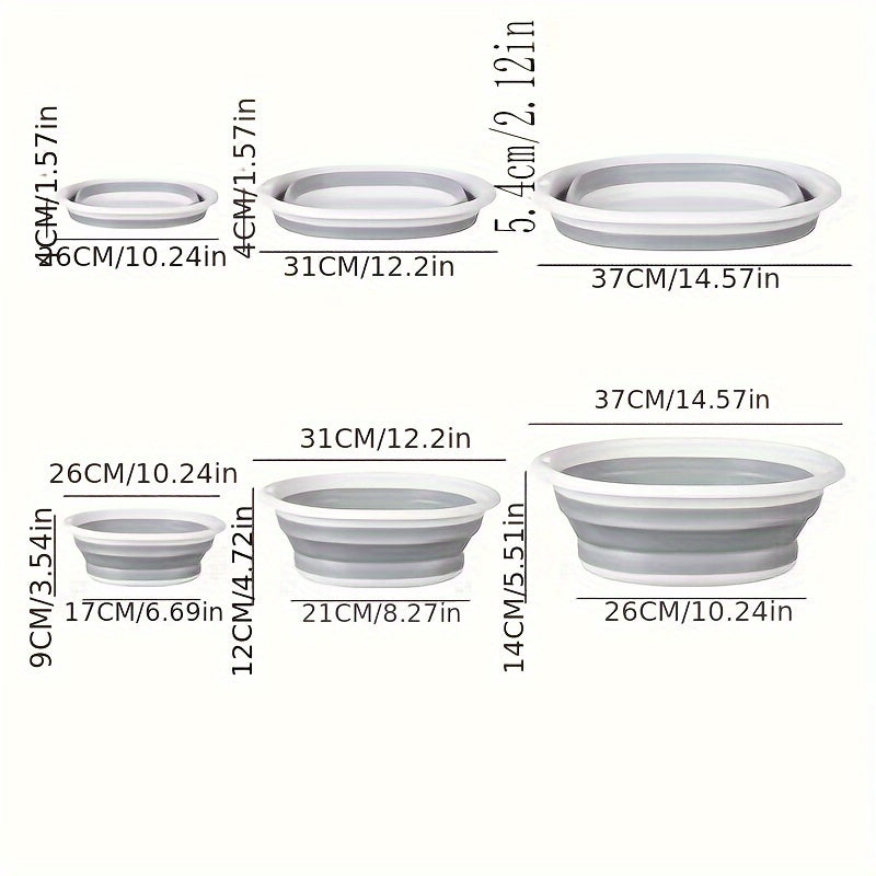 Unisex Plastic Folding Foot Bath Basin Portable Padded Foot Soak Tub