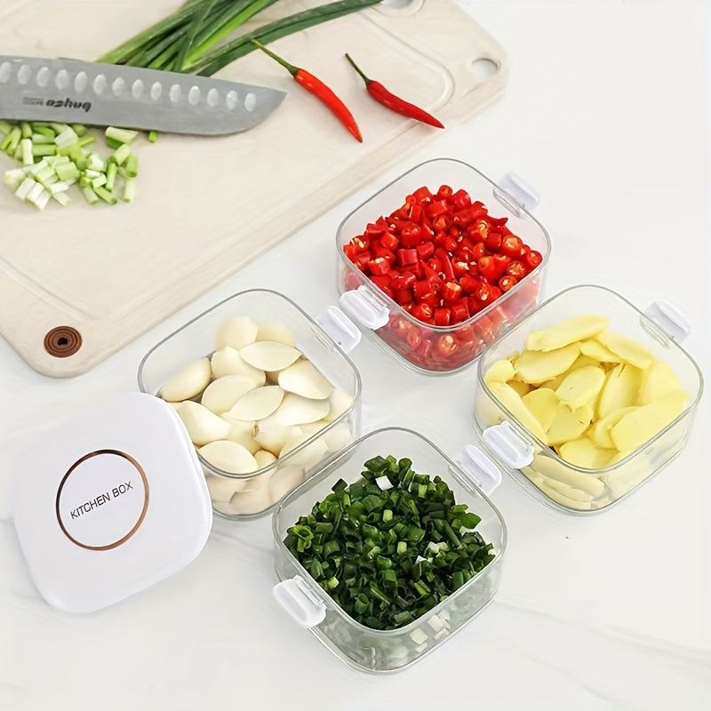 Stackable Airtight Food Storage Containers with Lids BPA-Free Kitchen Organizer