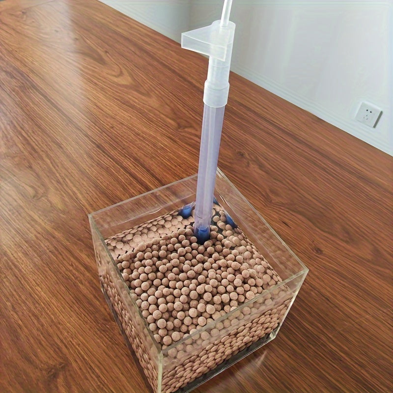 Akvarium uchun shaffof akril filtrlash tizimi, baliq va dengiz o'tlari yetishtirish uchun qum osti qutisi bilan