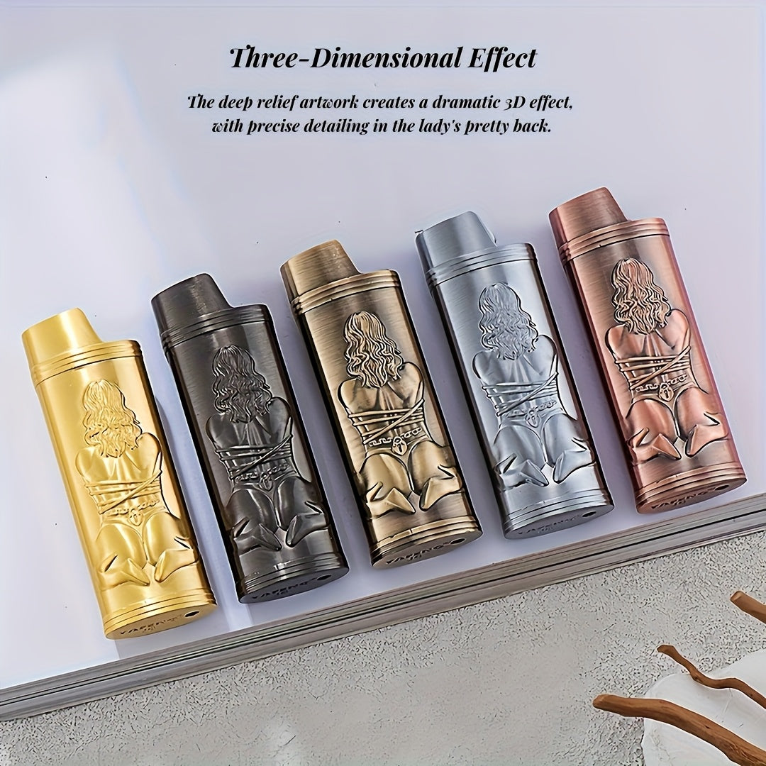 Ayollar uchun metall olovchi qutisi 3D bosilgan himoya qopqog'i BIC J6 uchun