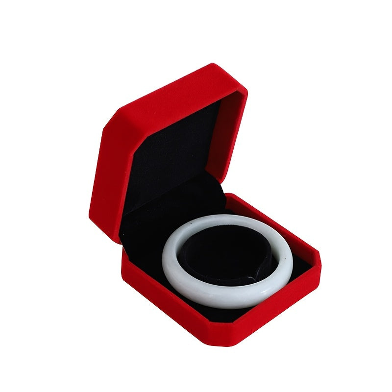 Бархатная восьмиугольная шкатулка для украшений для женщин и девочек