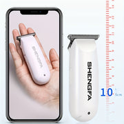 Compact portable electric hair clipper for men long battery life USB rechargeable includes 3 combs