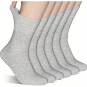 Six Pairs of Diabetic Socks for Men and Women Breathable Non-Binding Cuffs