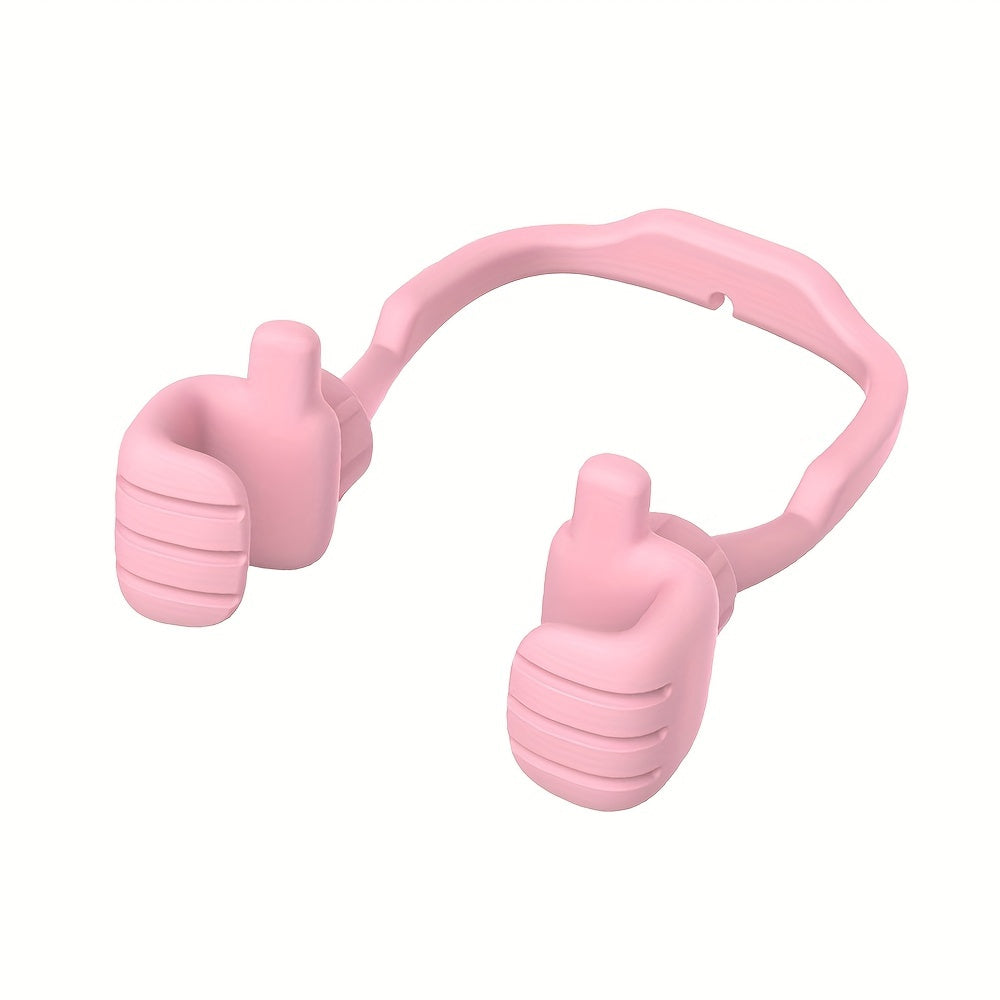 Adjustable Phone Holder with 360° Rotation, Portable Desktop Stand, Sturdy Plastic