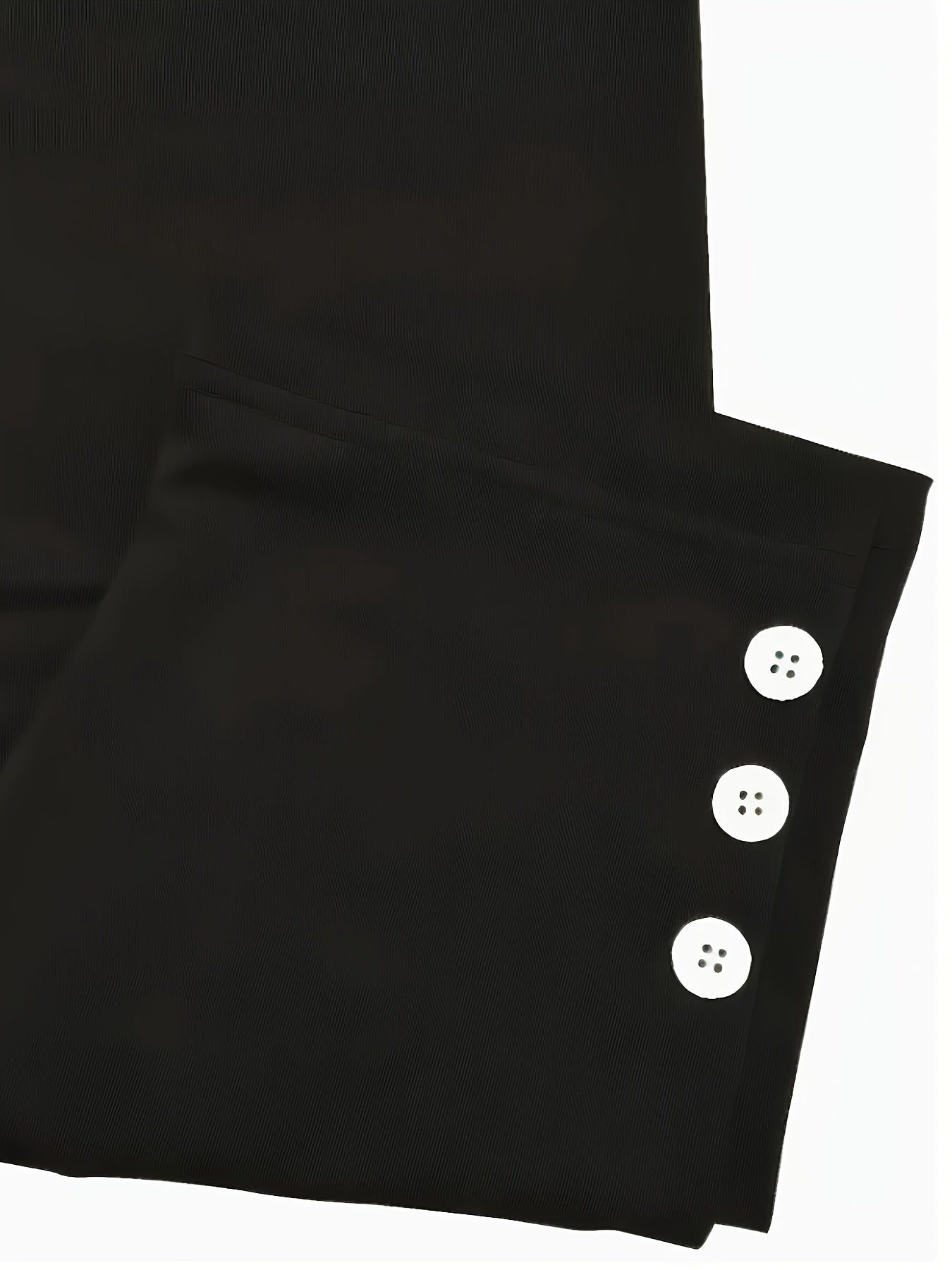 Pantalones casuales de cintura elástica y ajustada para mujer con abertura lateral en primavera, verano y otoño