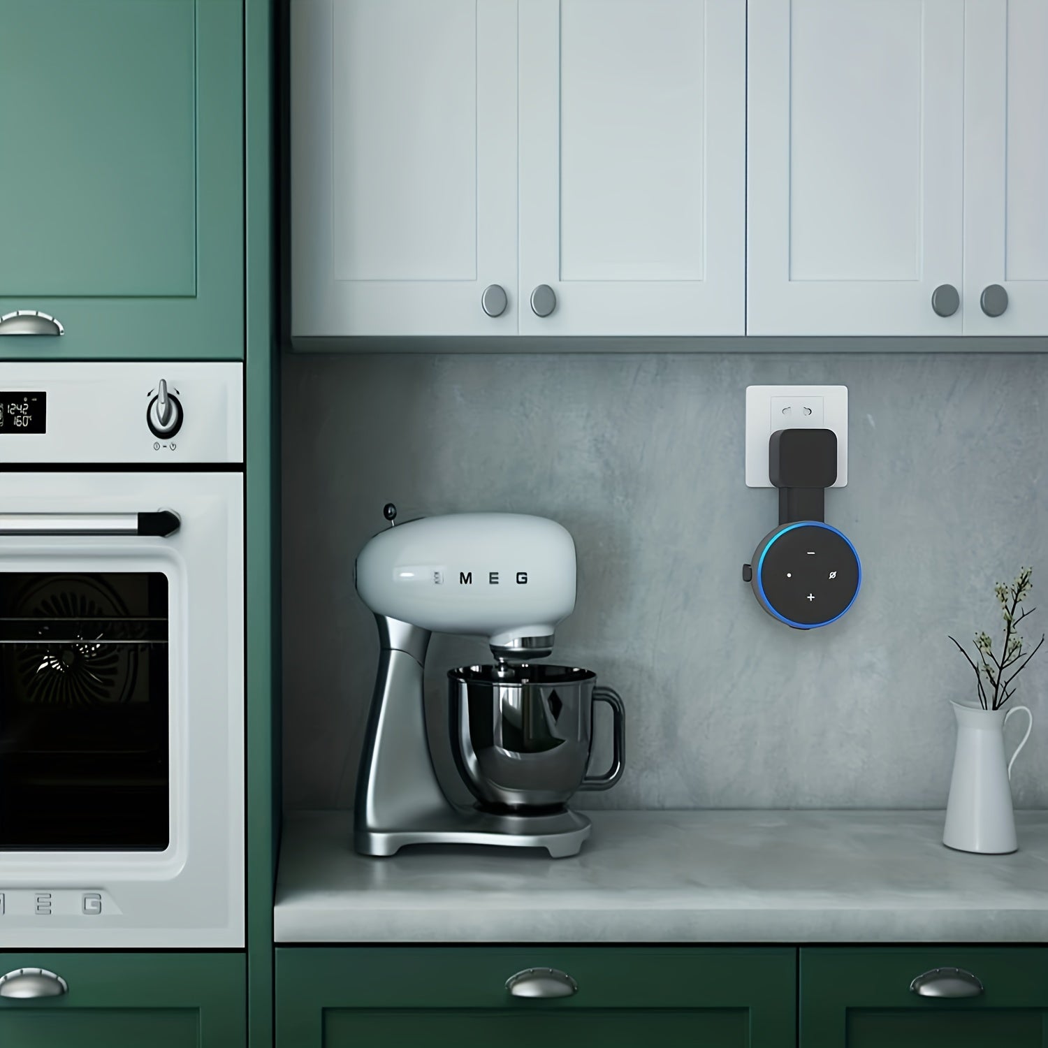 Wall Mount Holder for Echo Dot 3rd Gen Smart Home Cable Management Space Saver