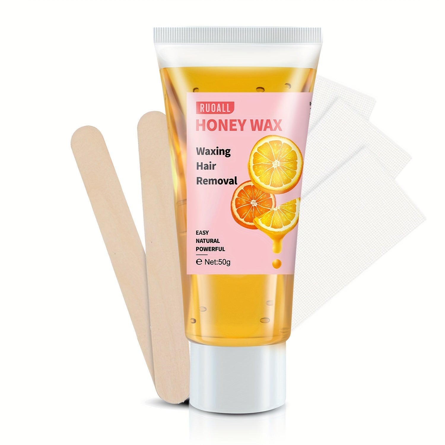 Летний женский набор для восковой депиляции с лимоном и медом для бороды, подмышек и бикини