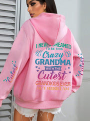 Толстовка для полных бабушек с флисовой подкладкой, зеленая, повседневная одежда с карманом спереди