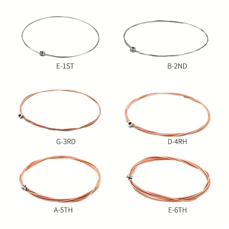 Steel Coated Acoustic Guitar Strings for Musicians