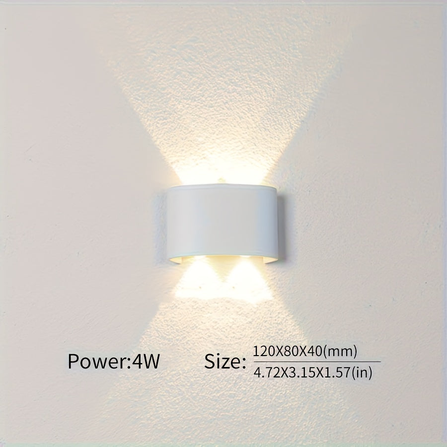 Wall Light with Adjustable Wattage 2W-10W for Indoor and Outdoor Use 85-265V