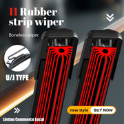 Lámina de limpiaparabrisas de goma para todas las estaciones, 11 capas, silenciosa y completamente equipada