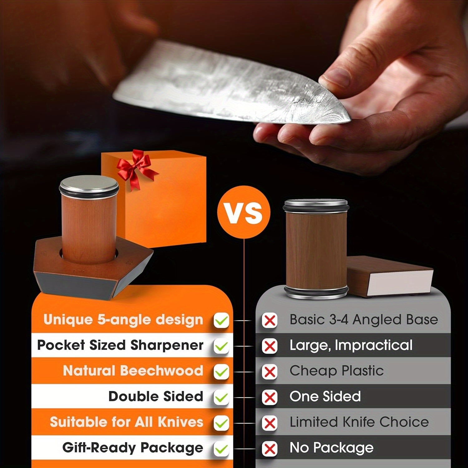 Kuchukcha pichog'ini silliqlash to'plami 5 burchak va olmos disklar bilan