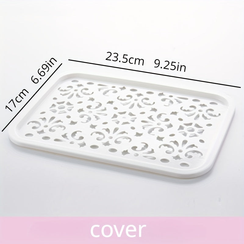 cesta de almacenamiento de plástico para cosméticos y artículos del hogar, organización versátil del hogar