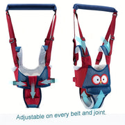 Adjustable Toddler Walking Harness with Anti-Fall Mesh for Ages 0-3 Safe and Cute Pig Design