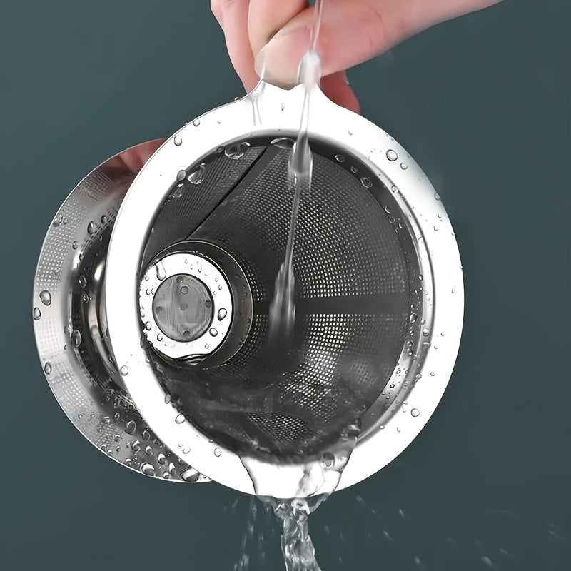 Одно ситечко для чая и кофе из нержавеющей стали SUS304, идеально подходящее для использования на кухне.